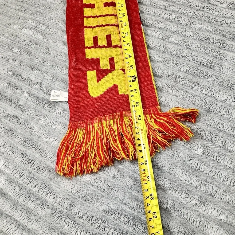 Kansas City‎ Chiefs NFL Knit Scarf Red Yellow Forever Collectibles